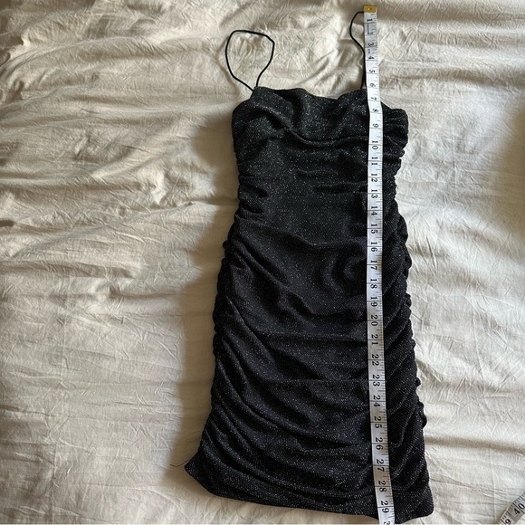 Princess Polly REEVA MINI DRESS BLACK Size 4 - Picture 3 of 11